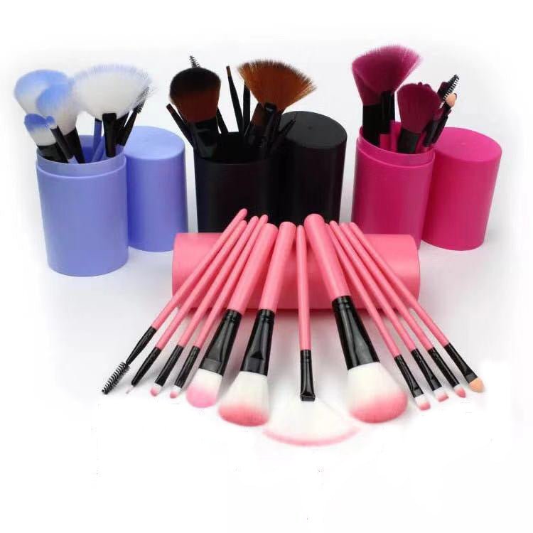 12pcs Makeup Brush Set Blush Eyeshadow Eyelash Highlighter Makeup Brush - BrandedPieces' shop