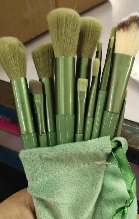 13Pcs Makeup Brush Set Make Up Concealer Brush Blush Powder Brush Eye Shadow Highlighter Foundation Brush Cosmetic Beauty Tools - BrandedPieces' shop