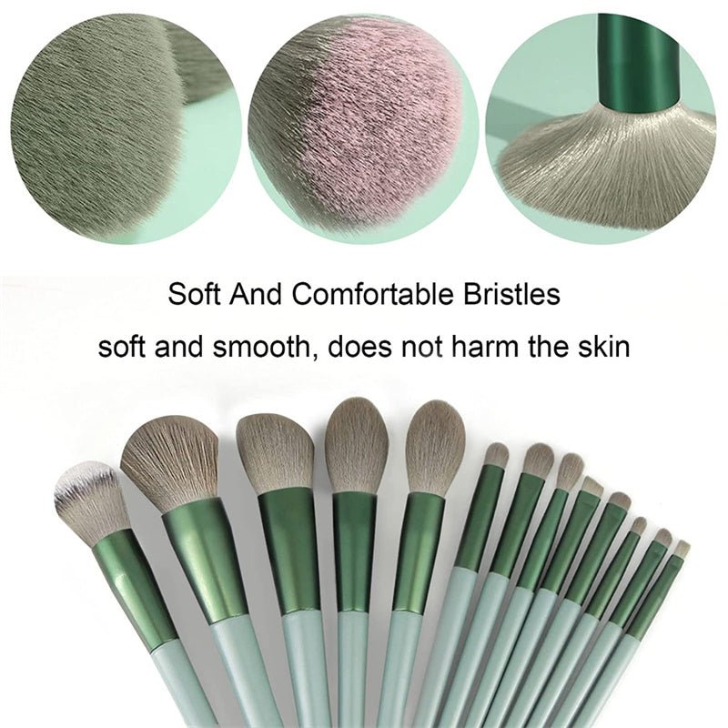 13Pcs Makeup Brush Set Make Up Concealer Brush Blush Powder Brush Eye Shadow Highlighter Foundation Brush Cosmetic Beauty Tools - BrandedPieces' shop