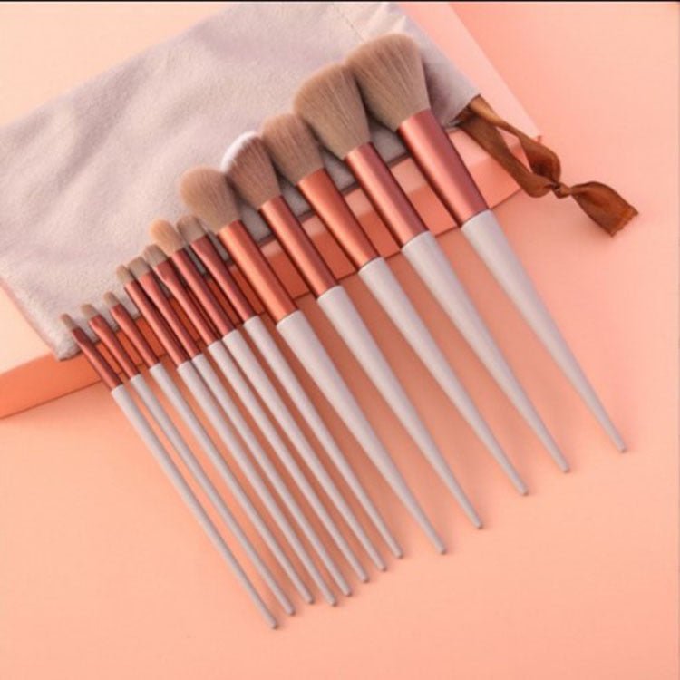 13Pcs Makeup Brush Set Make Up Concealer Brush Blush Powder Brush Eye Shadow Highlighter Foundation Brush Cosmetic Beauty Tools - BrandedPieces' shop