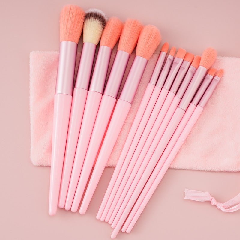 13Pcs Makeup Brush Set Make Up Concealer Brush Blush Powder Brush Eye Shadow Highlighter Foundation Brush Cosmetic Beauty Tools - BrandedPieces' shop