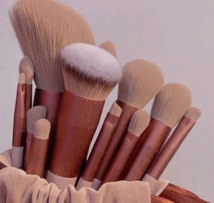 13Pcs Makeup Brush Set Make Up Concealer Brush Blush Powder Brush Eye Shadow Highlighter Foundation Brush Cosmetic Beauty Tools - BrandedPieces' shop
