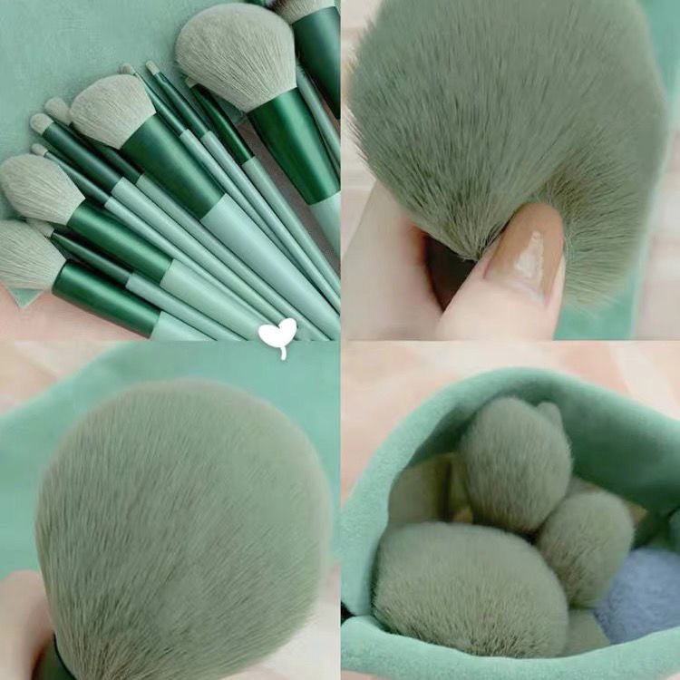 13Pcs Makeup Brush Set Make Up Concealer Brush Blush Powder Brush Eye Shadow Highlighter Foundation Brush Cosmetic Beauty Tools - BrandedPieces' shop