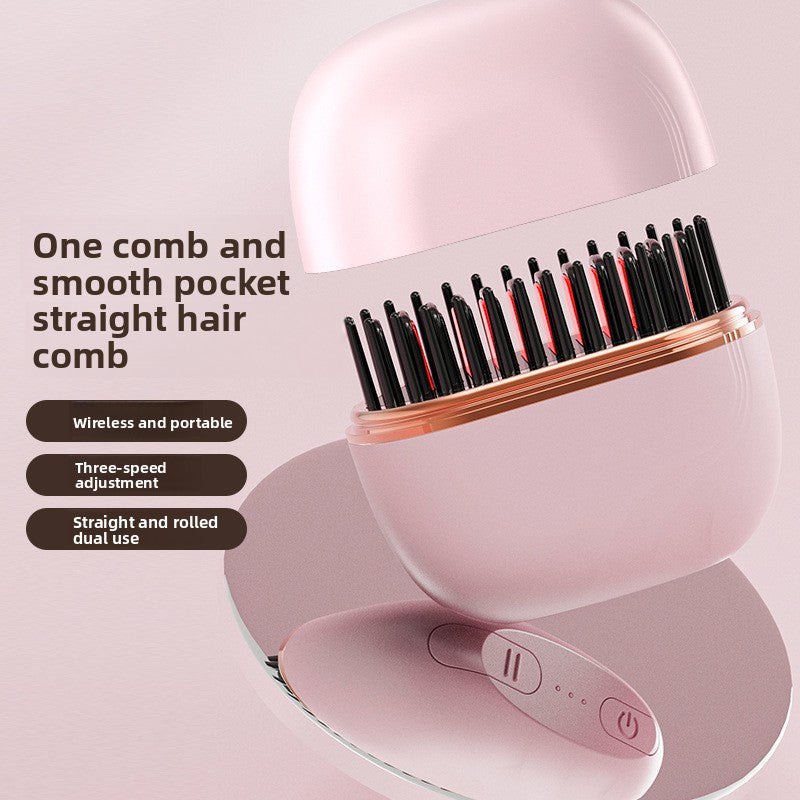 Flat iron straightener lazy straightening curling iron