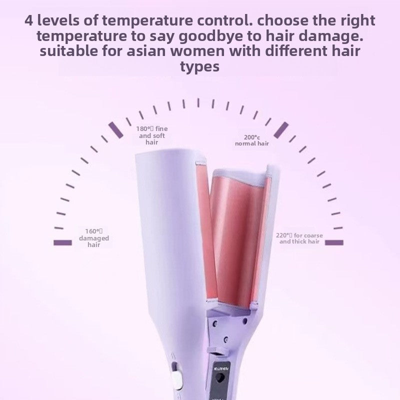 Ceramic Hair Curling Iron with Deep V Barrel