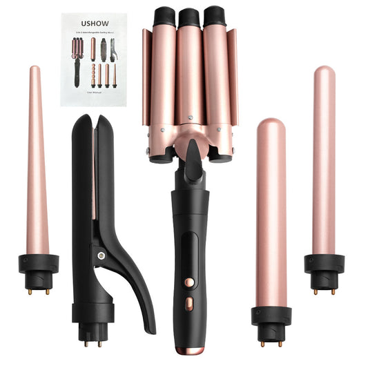 Multi Barrel Curling Iron with LCD Display