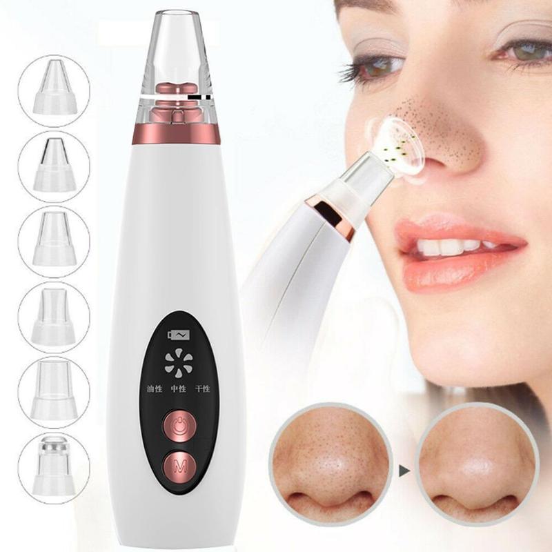 Blackhead Pore Vacuum Cleaner Nose Cleanser Blackheads Remover Blackhead Acne Removal Button Face Suction Beauty Skin Care Tool - BrandedPieces' shop