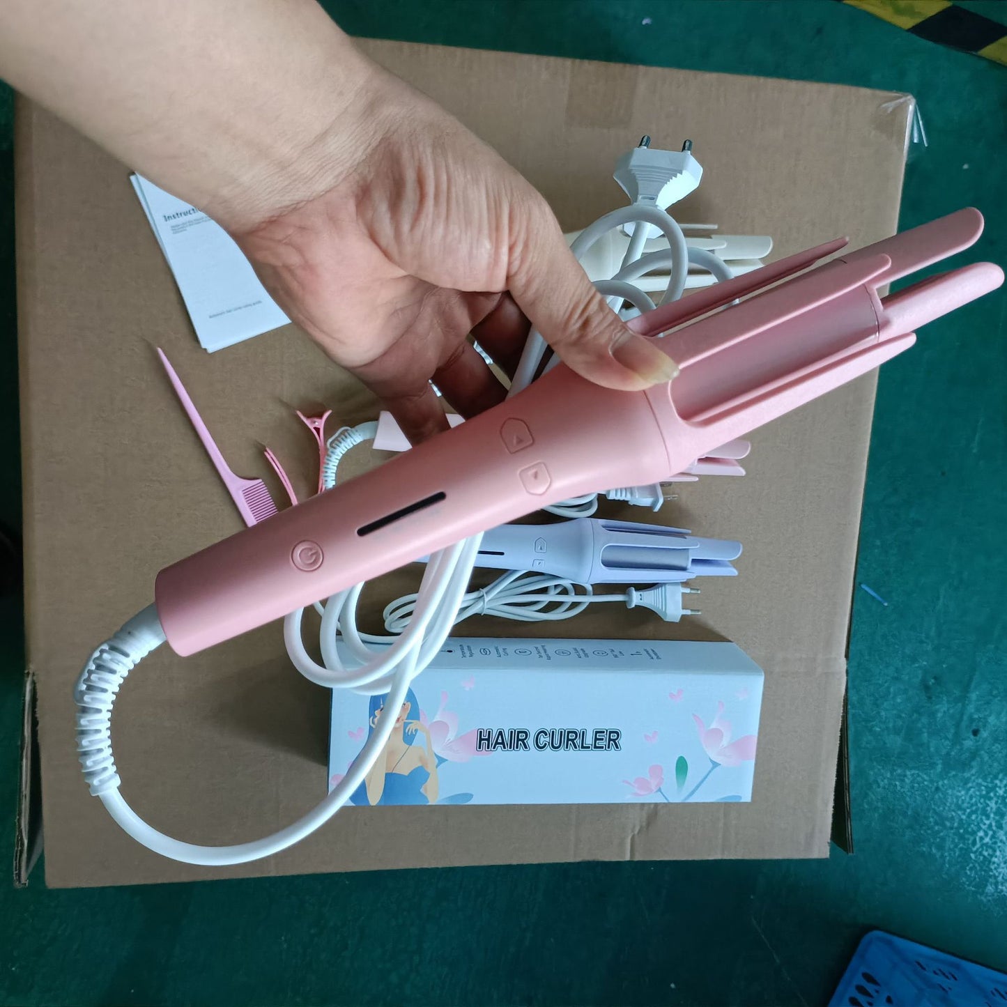 Automatic Hair Curling Iron with Negative Ion Technology