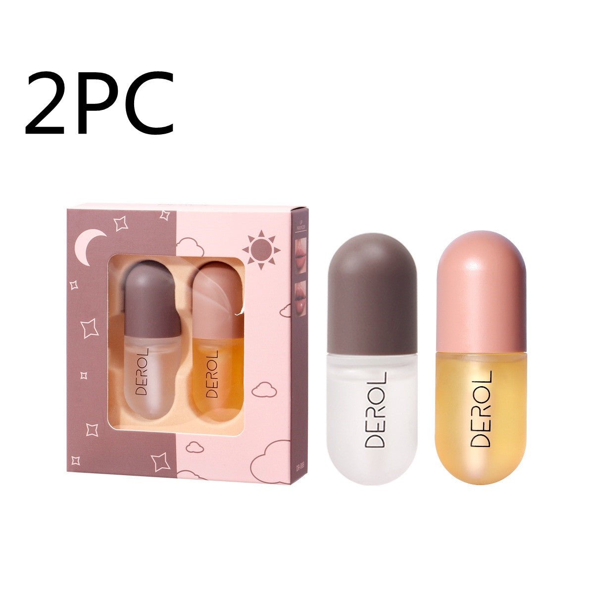 Day Night Instant Volume Lip Plumper Oil Clear Lasting Nourishing Repairing Reduce Lip Fine Line Care Lip Beauty Cosmetic - BrandedPieces' shop