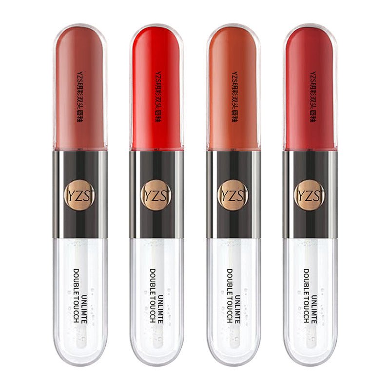 Double Head Lip Gloss Mirror Finish - BrandedPieces' shop