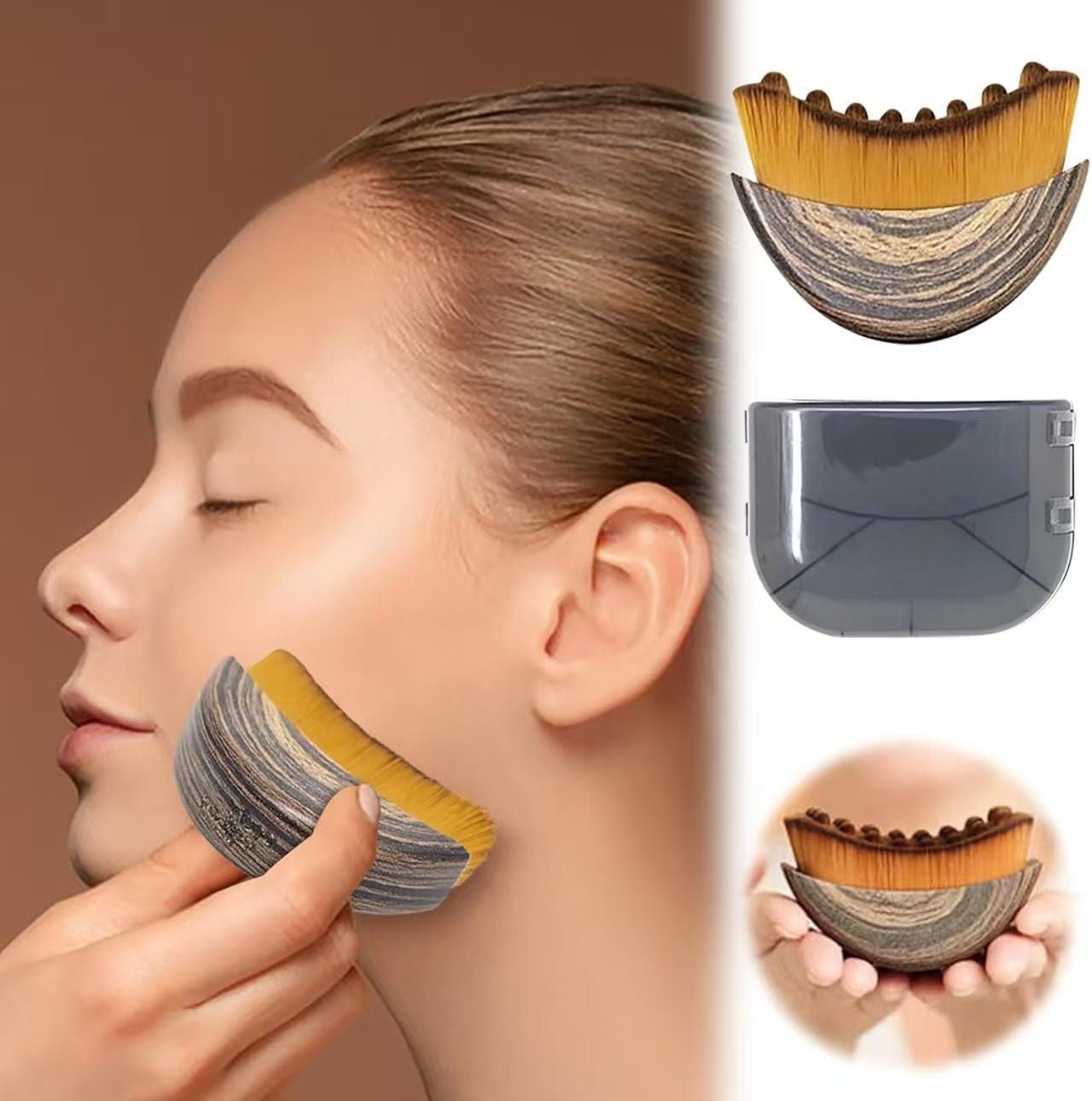 Lymphatic Contour Brush Facial Body Massage Tool - BrandedPieces' shop
