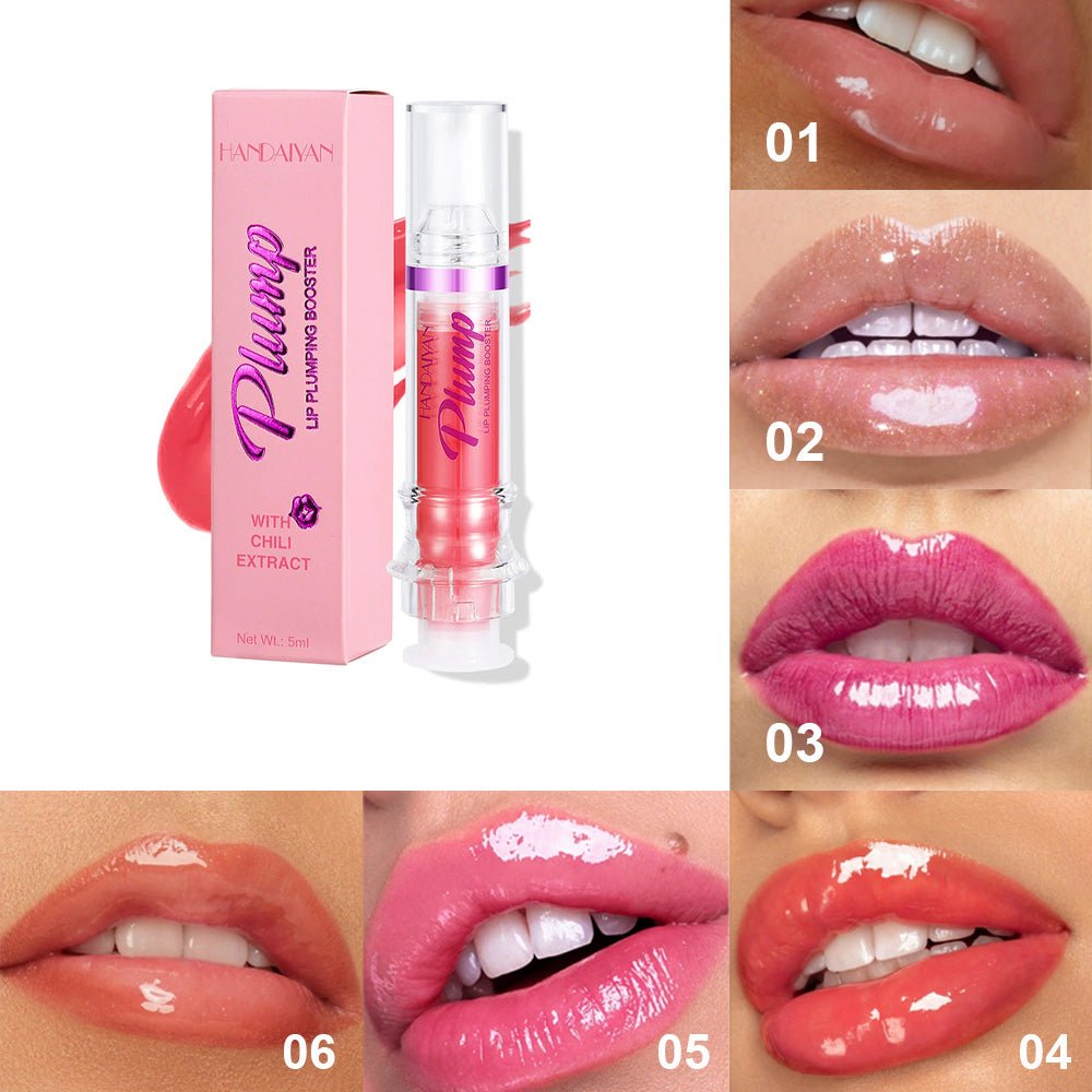 New Tube Lip Rich Lip Color Slightly Spicy Lip Honey Lip Glass Mirror Face Lip Mirror Liquid Lipstick - BrandedPieces' shop
