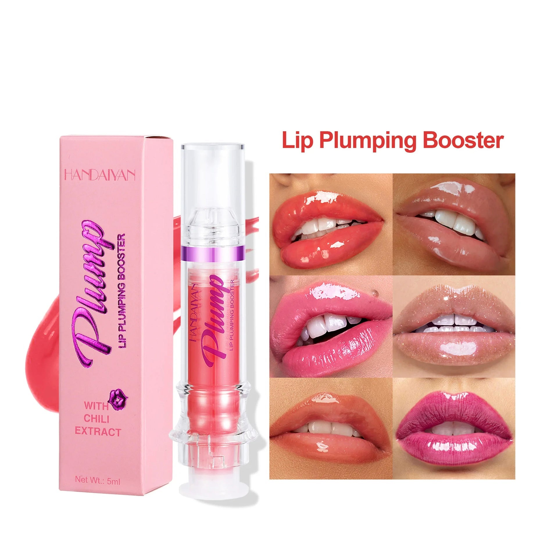 New Tube Lip Rich Lip Color Slightly Spicy Lip Honey Lip Glass Mirror Face Lip Mirror Liquid Lipstick - BrandedPieces' shop