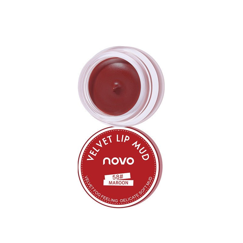 Novo Jelly Jar Lip Mud Velvet Matte Lip Gloss - BrandedPieces' shop