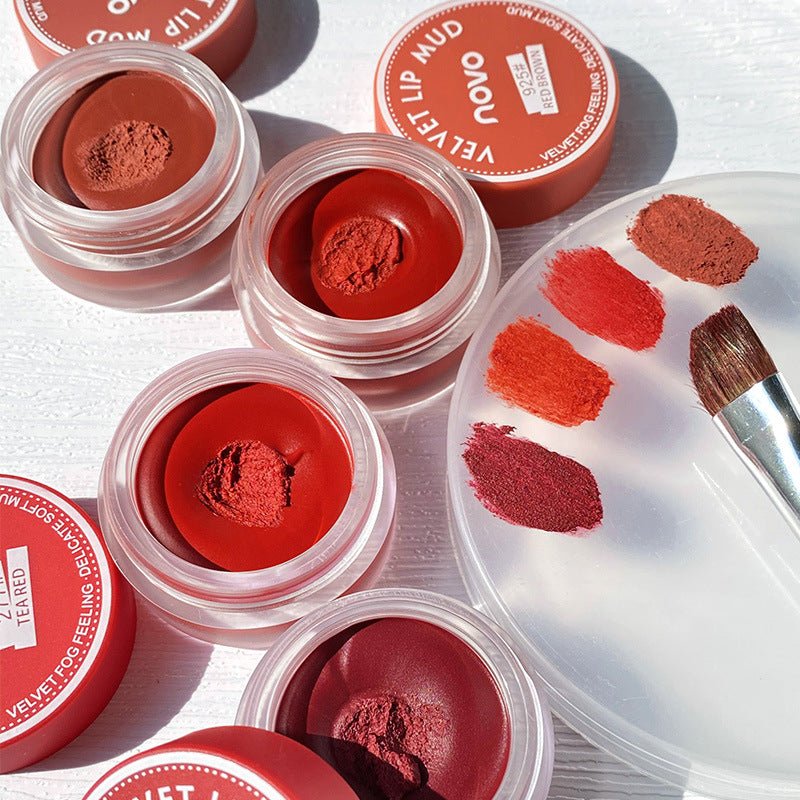 Novo Jelly Jar Lip Mud Velvet Matte Lip Gloss - BrandedPieces' shop