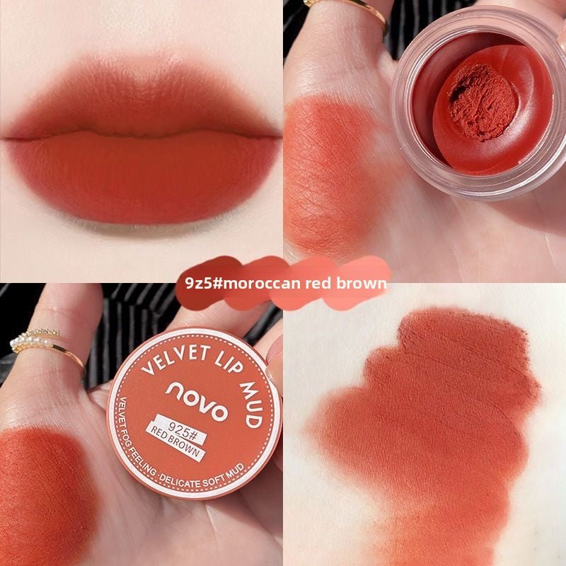 Novo Jelly Jar Lip Mud Velvet Matte Lip Gloss - BrandedPieces' shop