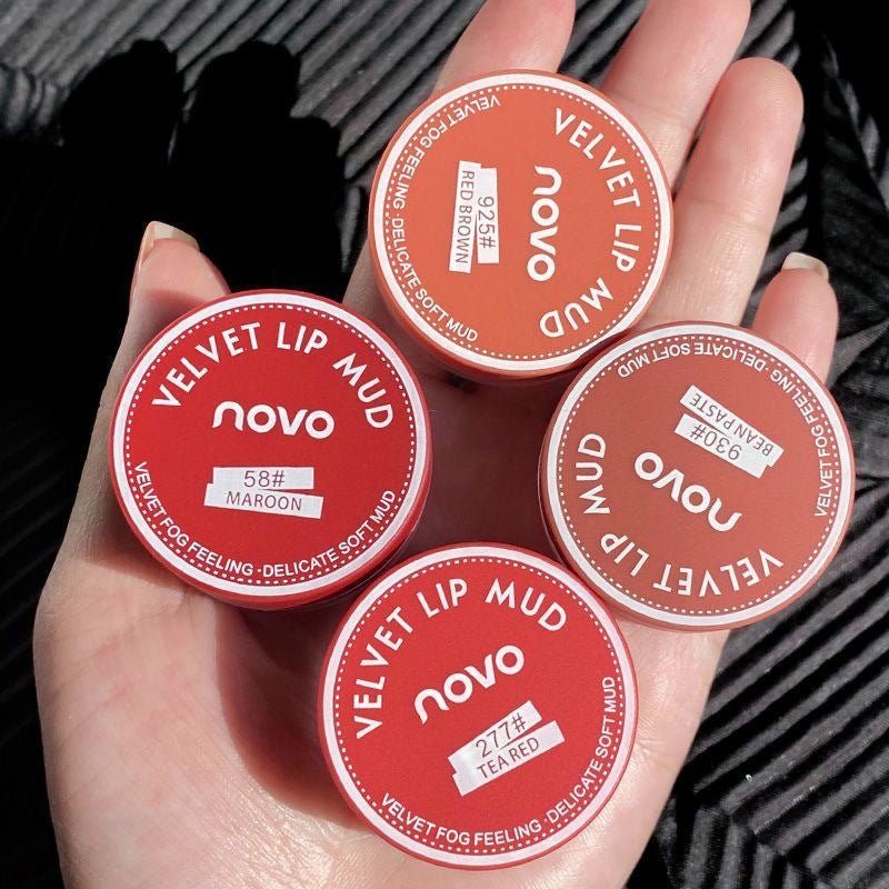 Novo Jelly Jar Lip Mud Velvet Matte Lip Gloss - BrandedPieces' shop