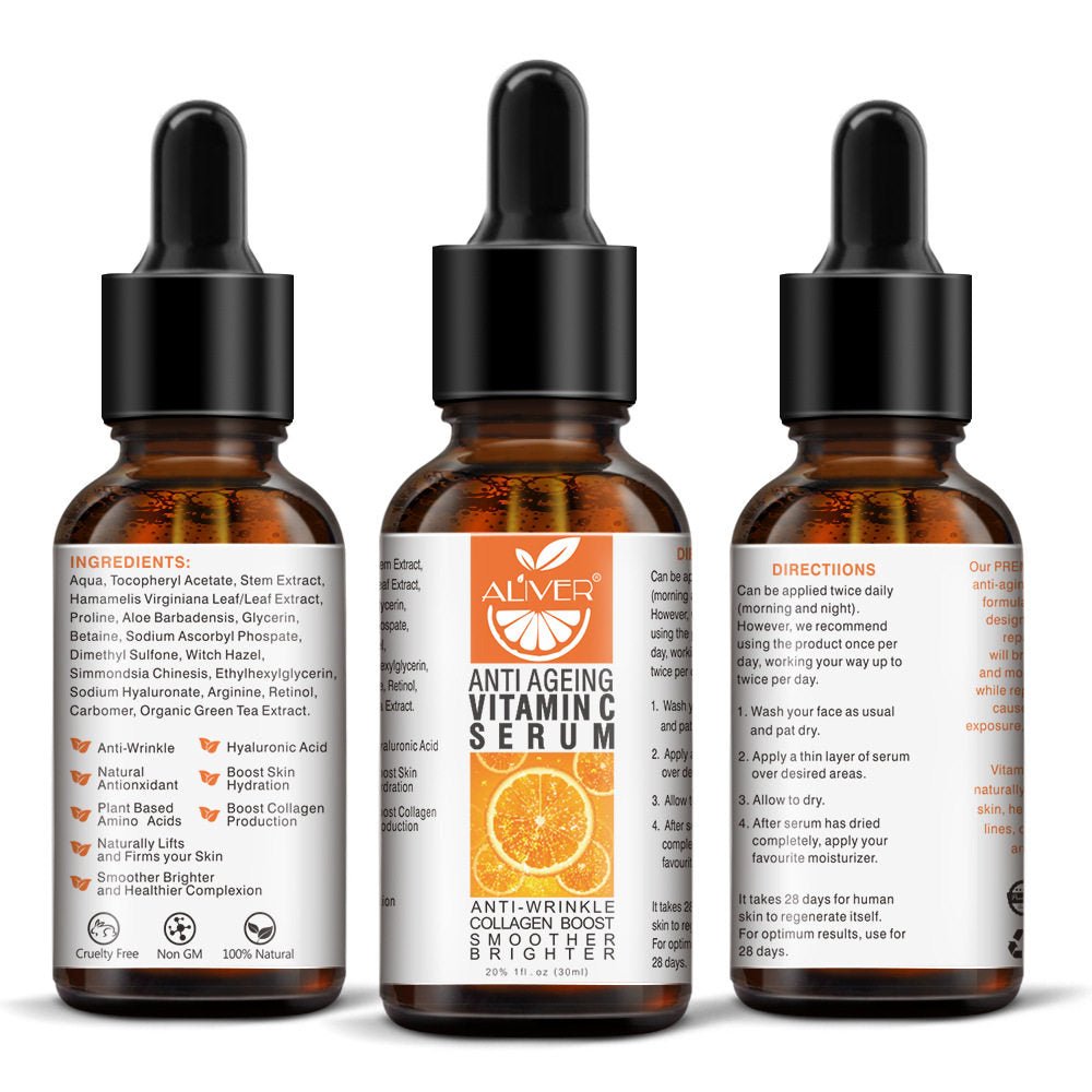 Organic Vitamin C Anti - Aging Facial Serum - BrandedPieces' shop