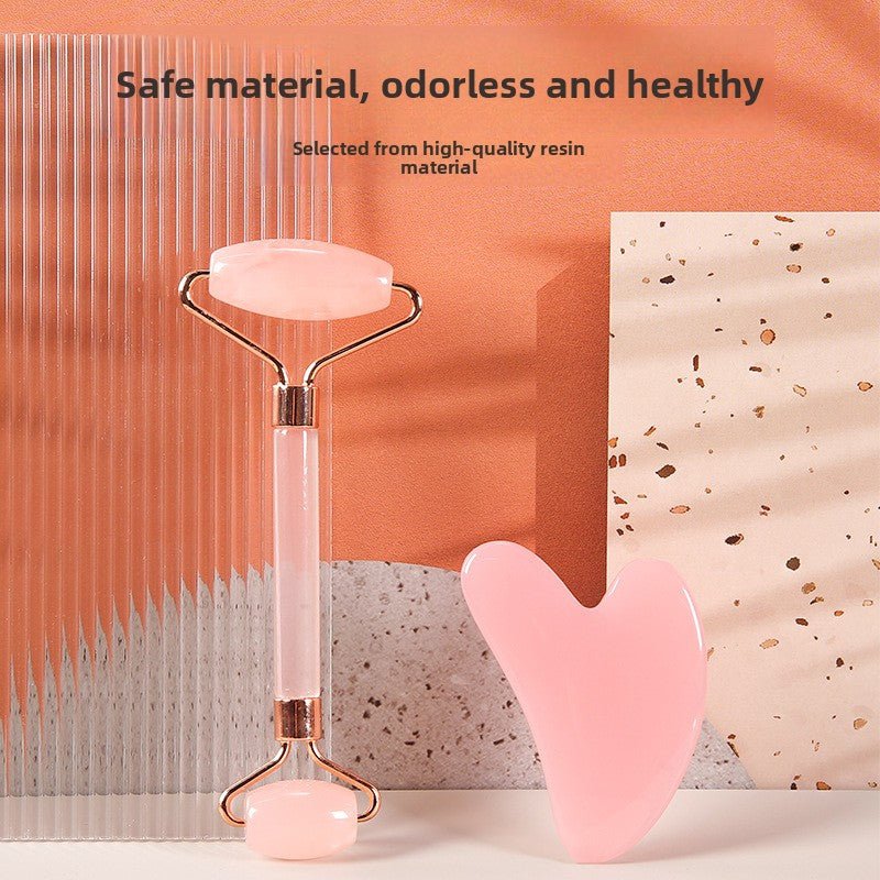 Rose crystal roller facial massage non - jade beauty stick - BrandedPieces' shop