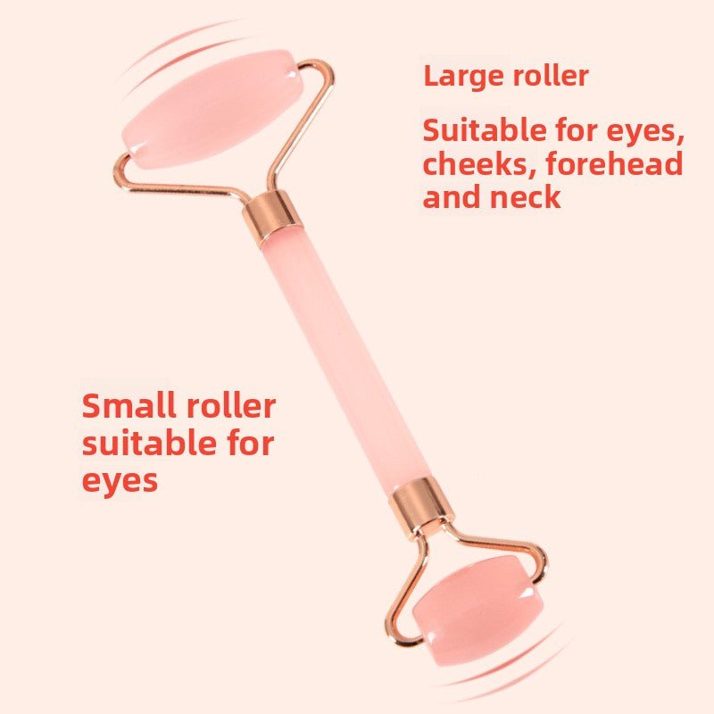 Rose crystal roller facial massage non - jade beauty stick - BrandedPieces' shop