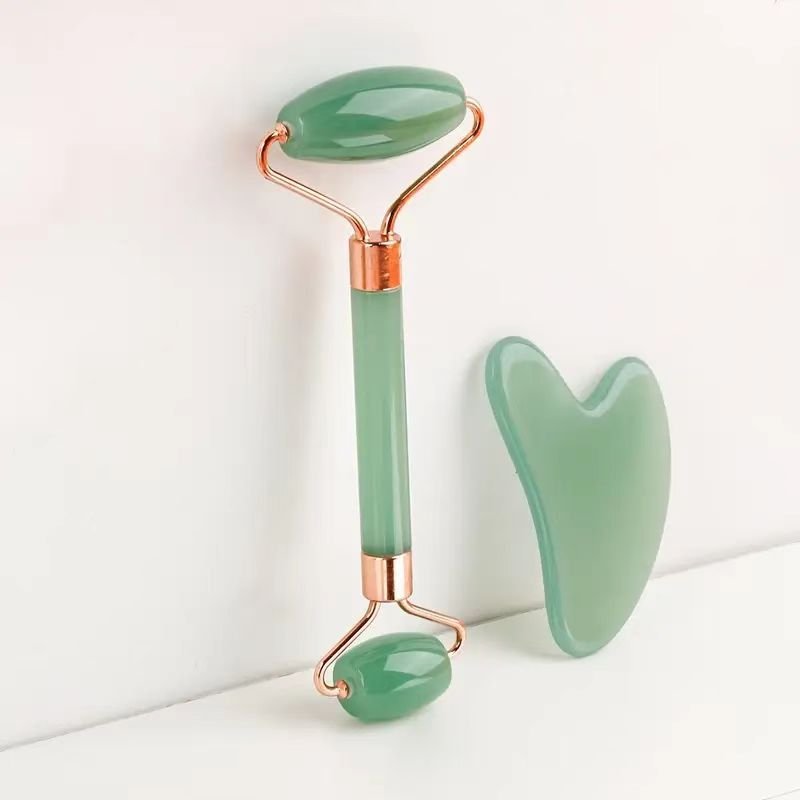 Rose crystal roller facial massage non - jade beauty stick - BrandedPieces' shop