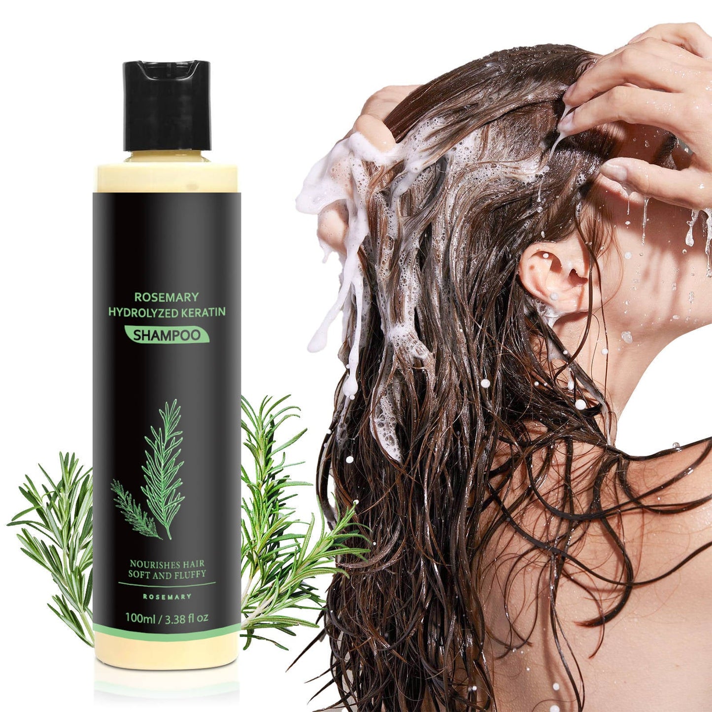 Rosemary Herbal Shampoo for Oil Control and Hair Repair - BrandedPieces' shop