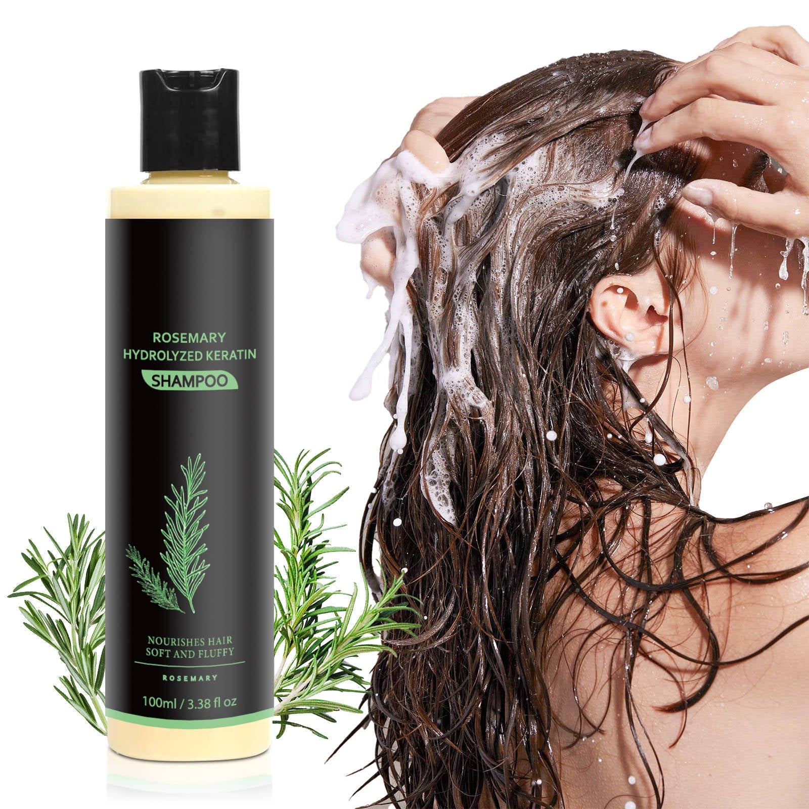 Rosemary Herbal Shampoo for Oil Control and Hair Repair - BrandedPieces' shop