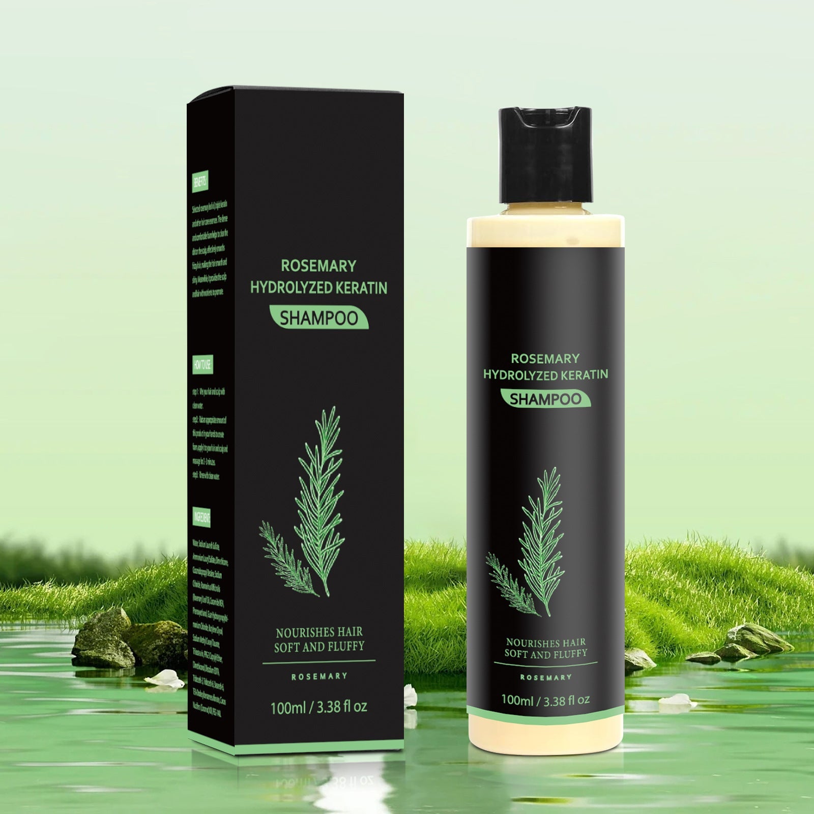 Rosemary Herbal Shampoo for Oil Control and Hair Repair - BrandedPieces' shop