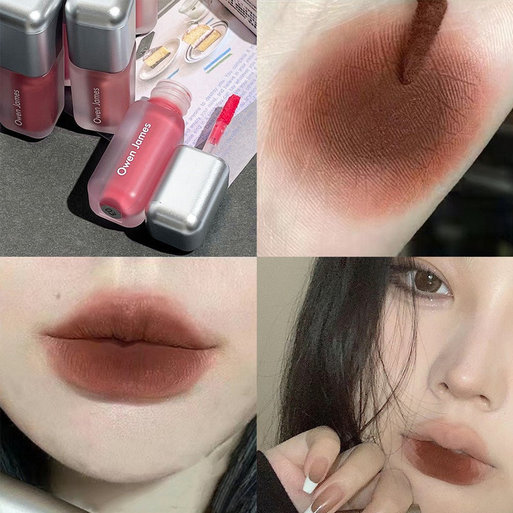 Silver - tube lip gloss with matte velvet finish - BrandedPieces' shop