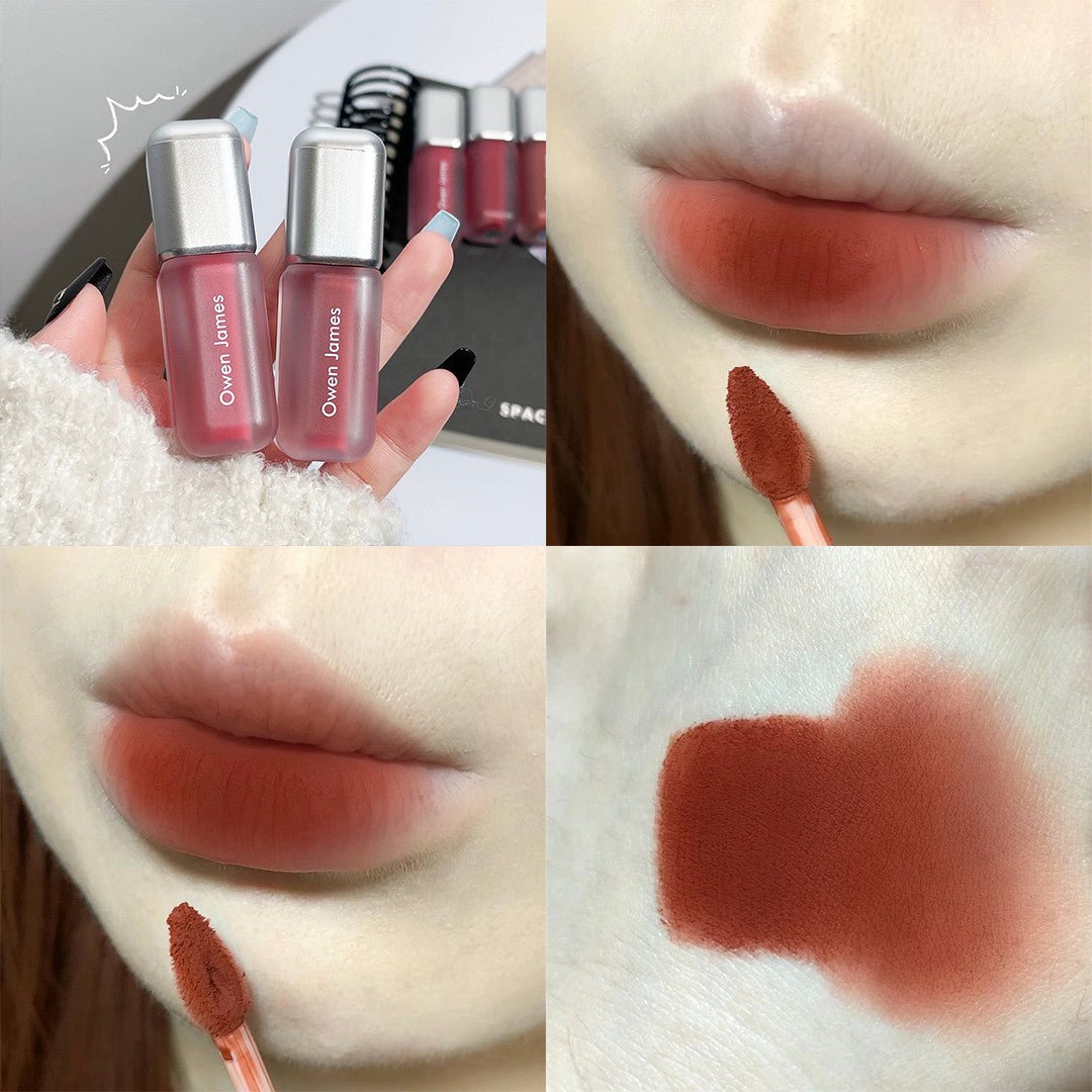Silver - tube lip gloss with matte velvet finish - BrandedPieces' shop
