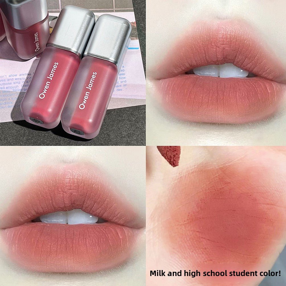 Silver - tube lip gloss with matte velvet finish - BrandedPieces' shop