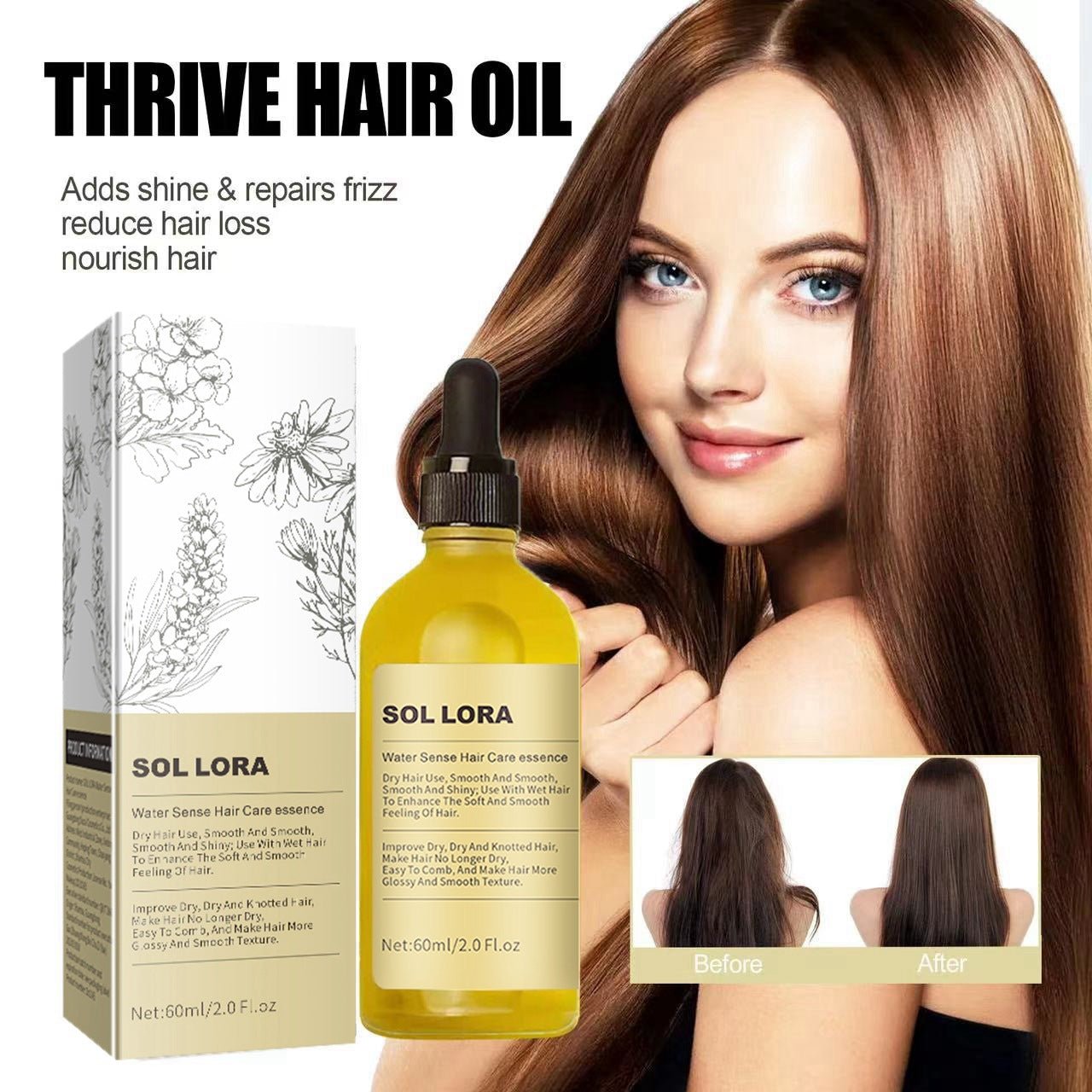 SOL LORA Rosemary dense hair essential oil - BrandedPieces' shop