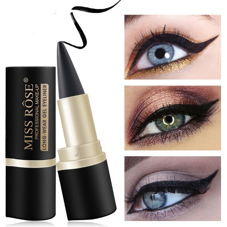 Waterproof Black Eyeliner Liquid Eye Liner Pen Pencil Gel Beauty Makeup Cosmetic Eyelashes Waterproof Eye Liner Makeup Tool - BrandedPieces' shop