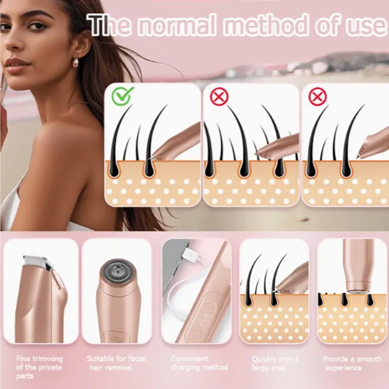 Women's Dual Head Electric Body Shaver - BrandedPieces' shop